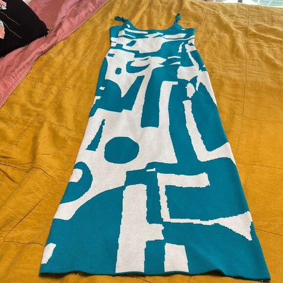 Bodycon Dress Summer Knit Midi Maxi Dress - Picture 8 of 11